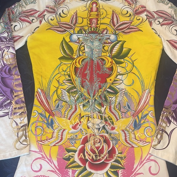 “For Ever” 👑 Christian Audigier hoodie sweatshirt S - Picture 12 of 12